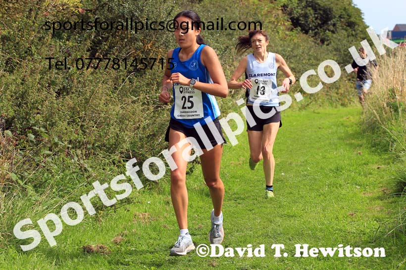Senior Women, Farringdon Cross Country Relays, Sunderland.  Photo: David T. Hewitson/Sports for All Pics